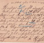 Bayern - Bischofsheim 4/7 Zier-K1 2 Kr. Ganzsache n. Berlin 1874