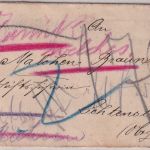 Bayern - Kommission für Rückbriefe Augsburg Verschlusszettel Drucksache 1906