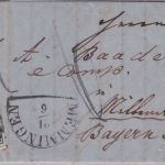 Bayern - 3 Kr. Quadrat Brief gMR 311 Memmingen 21/6 - Mittenwald 1860 Nachporto
