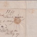 Bayern/Sachsen - 3 Kr. Quadrat Brief gMR 211 L2 Hof B.E. - Plauen (1859)