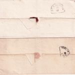 Bayern - 6 Kr. Quadrat braun Brief/Chargebrief gMR/oMR 269 Landshut 1858/62