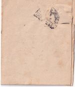 Bayern - 1 Kr. Wappen gez. Frachtgutbenachrichtigung/Nachbarort Lichtenfels 1871