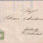 Bayern - 1 Kr. Wappen gez. Drucksache HKS Röthenbach 10/10 - Gestratz 1872