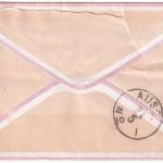 Bayern - 3Kr. Wappen gez. Damen-Zierbrief K1 Neustadt a/Hdt. 23/5 - Darmstadt