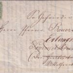 Bayern - 1 Kr. Wappen geschn. Drucksache HKS Bayreuth 22/1 - Pommelsbrunn 1868