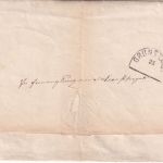 Bayern - Frankenthal 24/12 schwarzer Zier-K1 Typ 18a Militariabrief 1868 Inhalt!