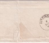 Bayern - Grosslangheim 7/12 schwarzer Zier-K1 Typ 18a Dienstbrief 1870