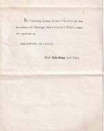 Bayern - 1 Kr. Quadrat gelb Drucksache/Verlobungsanzeige oMR 114 Erlangen 1864