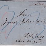 Bayern/Schweiz - "von Lindenberg" handschr. Aufgabe Portobrief n. Wohlen 1862