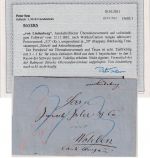 Bayern/Schweiz - "von Lindenberg" handschr. Aufgabe Portobrief n. Wohlen 1862