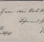 Bayern - Ansbach 2/11 K1 (Typ 22) Feldpostbrief n. Windsbach (1870)
