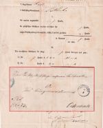 Bayern - Lauterecken 11/2 schwarzer kl. K1 Typ 17a Dienstbrief n. Odenbach 1880