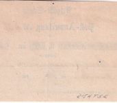 Bayern - Ramstein 26/12 schwarze Sondertype Aufgabeschein f. Postanweisung 1869