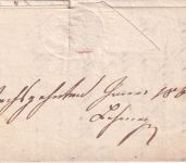 Bayern - 3 Kr. Quadrat rot Brief gMR 87 Dingolfing - Landshut 1864