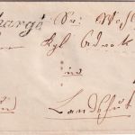 Bayern - 3 Kr Quadrat Chargebrief gMR 391 Pfarrkirchen 1/7 - Landshut 1864