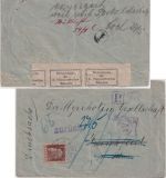 Bayern - 3 Pfg. Luitpold Drucksache München - FFM 1911 Rückbriefstelle München