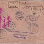 Bayern - 10 Pfg Wappen Brief München - Swinemünde 1899 Kommission für Rückbriefe