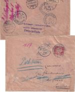 Bayern - 10 Pfg Wappen Brief München - Swinemünde 1899 Kommission für Rückbriefe