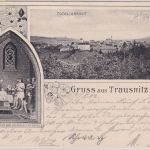 Bayern - Trausnitz i. Thal T. Pfreimd 2 Posthilfsstelle Ra3 AK Trausnitz 1902