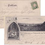 Bayern - Trausnitz i. Thal T. Pfreimd 2 Posthilfsstelle Ra3 AK Trausnitz 1902