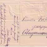Bayern - Dösingen T. Westendorf b. Pforzen Posthilfsstellen-Ra3 Karte 1909