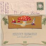 Bayern - Dösingen T. Westendorf b. Pforzen Posthilfsstellen-Ra3 Karte 1909