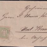 Bayern - 1 Kr. Wappen gez. Drucksache K1 Mühldorf Stadt 5. AUG - gepr. Sem BPP