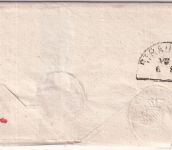 Bayern - 6 Kr. Wappen geschn. "Wendebrief" gMR 299 Mallersdorf 5/7 (1867)