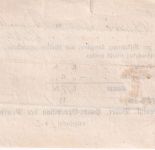 Bayern - München Charge roter L4 Postaufgabeschein (RBf. n. Trostberg) 1867