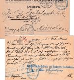 Bayern - München 1906 Ortskarte/Regierungssache Versicherung Staatseisenbahnen