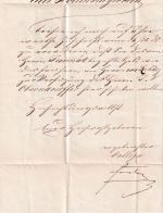 Bayern/Ungarn - 9 Kr. Wappen geschn. Chargebrief kl. K1 München - Pesth 1867