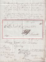 Bayern - R4 München 16. JUL 1812 Charge-Dienstbrief (Postsache) n. Bayreuth