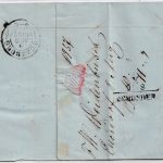 Bayern - 3 Kr. Quadrat blau Brief gMR 121 Euerdorf - Würzburg 1857 - Gemünden !!
