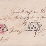 Bayern - 3 Kr Wappen gez. Bischofsbrief Landbriefträger "GM" HKS Ingolstadt 1871