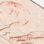 Bayern/Schweiz - Röthenbach roter L1 Portobrief n. Wohlen 1853 - Stempel !!