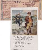 Bayern - 3 Pfg. Hupp Privatganzsache Spottkarte/U-Boot München - Plauen 1918