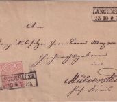 NDP - 1/2 Gr. dst. Brief/Landbestellung Ra2 Langensalza - Mülverstedt