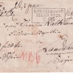 Bayern - K.Pr. Feld-Post-Relais No.28 2/11 Feldpostwertbrief (Geldsendung) 1870