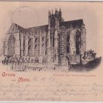 DR - Metz 1897 Soldatenbrief Vignette portofreie Karte n. Zweibrücken