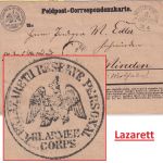 NDP - K.Pr. Feld-Post-Amt 3. Armee Cps. K1 Feldpost-Correspondenzkarte 1871