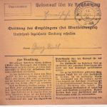 Bayern - Lager Lechfeld Reserve-K2 Heeressache-Paketkarte n. Geratskirchen 1916