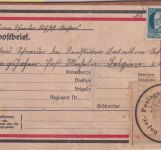 Bayern/Belgien - 20 Pfg. Ludwig Feldpostpäckchen-Vds. Obertheres - Mechelen 1916