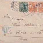 DR/Schweiz - OPD Karlsruhe "Amtlich geöffnet" Retourbrief Bühlertal 1917