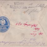 DR - OPD Leipzig "Amtlich geöffnet" Retourbrief Leipzig - Sulzbach 1913