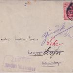 DR - OPD Leipzig "Amtlich geöffnet" Retourbrief Leipzig - Sulzbach 1913