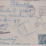 DR/Frankreich - 10 Pfg Germania Brief Berlin - Cherbourg/Schiffsadresse 1914
