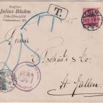 DR/Schweiz - 10 Pfg. Germania Brief Cöln - St. Gallen 25.9.15 Zensur, Nachporto