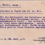 DR/Schweiz - 7 1/2 Pfg. Germania Karte Bingen - Aarau 1917 - Nachporto