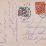 DR/Schweiz - 2x150 Pfg. Schnitter Karte Oberstdorf - Murg 26.8.22 - Nachporto