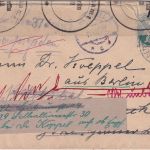 DR/Österreich - Rückbriefstelle d. OPD München Brief Berchtesgaden 1921